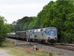 AMTK 136 & 122 lead train P092-28 northbound